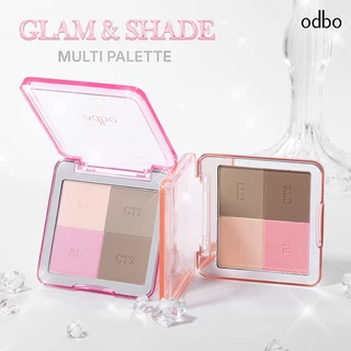 odbo (NEW!! พาเลต3อิน1 ของแท้ส่งตรงจากแบรนด์)GLAM & SHADE MULTI PALETTE พาเลตติดแกลม OD1331