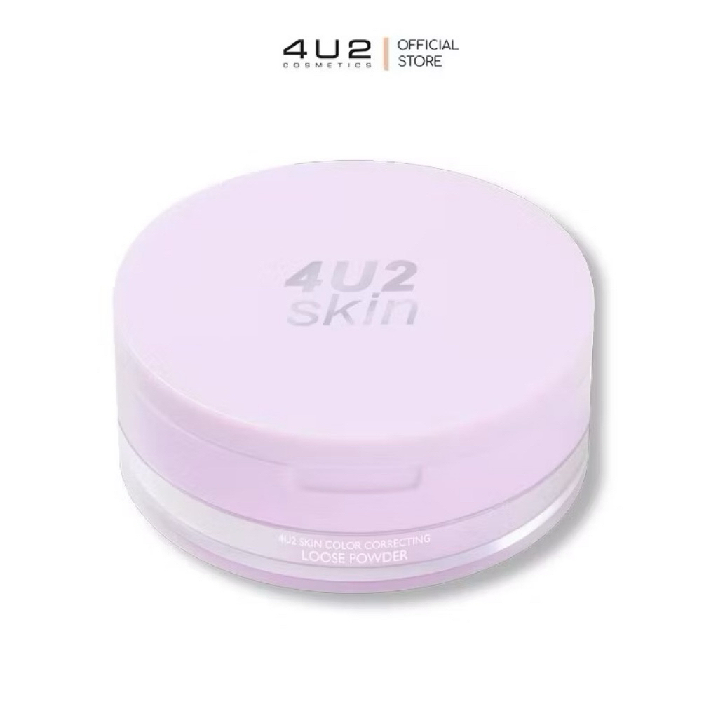 4U2 SEBUM CONTROL TRANSLUCENT LOOSE POWDER แป้งฝุ่น4U2 โปร่งแสง สูตรคุมมัน แป้งโปร่งแสง 4U2