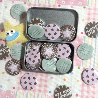 ⭐SET button badge⭐ เข็มกลัดน่ารัก (4ชิ้น) ขนาด 32 mm 🇹🇭 ส่งจากไทย