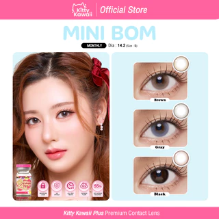 Kitty Kawaii Contact Lens : Mini Bom - คอนแทคเลนส์รายเดือนคิตตี้ คาวาอิ พัส (VIAL)