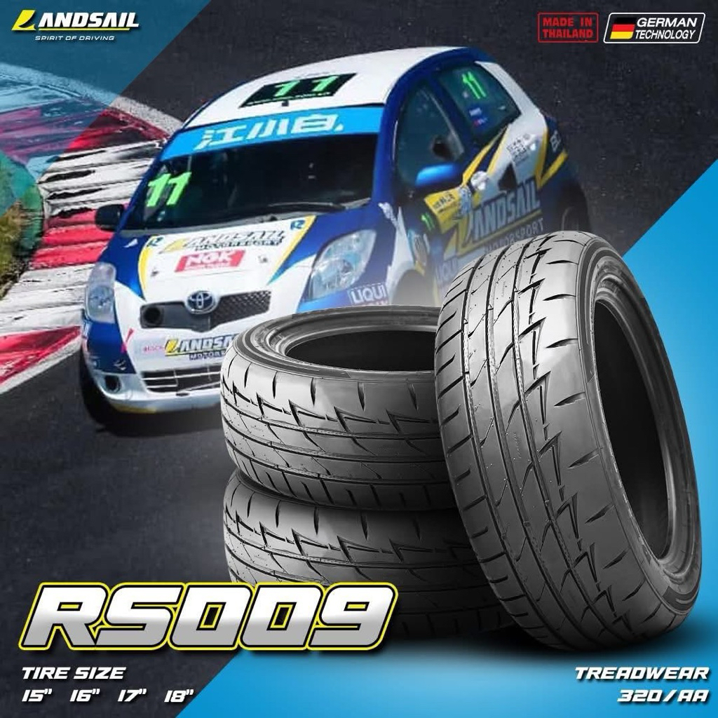 LANDSAIL RS009 ( ปี26 ) 195/50R15 , 195/55R15 , 205/50R15 ราคา ถูกที่สุด ดีลบีเคเค แกลเลอรีภาพที่ 8