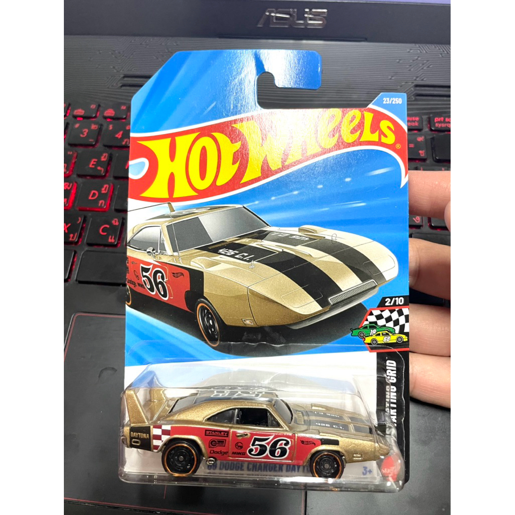 Hot Wheels 69 DODGE CHARGER DAYTONA🟡Gold Number 65