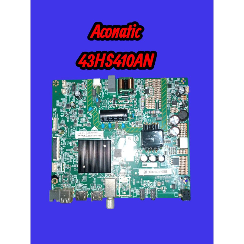 บอร์ดทีวีACONATICรุ่น43HS410ANแท้ถอดสภาพบอร์ดใหม่มาก