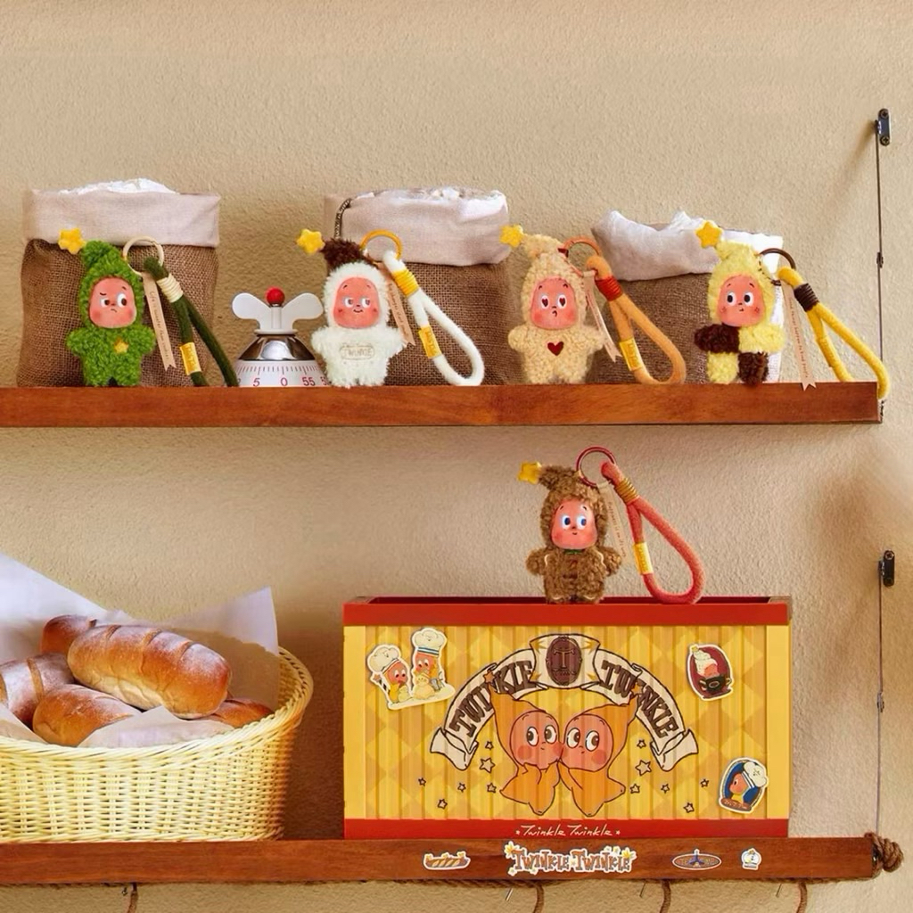 🔥พร้อมส่ง🔥ส่งด่วน+ไวจนตกใจ‼️✨🍭พวงกุญแจ Twinkle Twinkle Savor the Moment Series Fresh-Baked Mini Cookies Plush Pendant✨ - รูปที่ 2