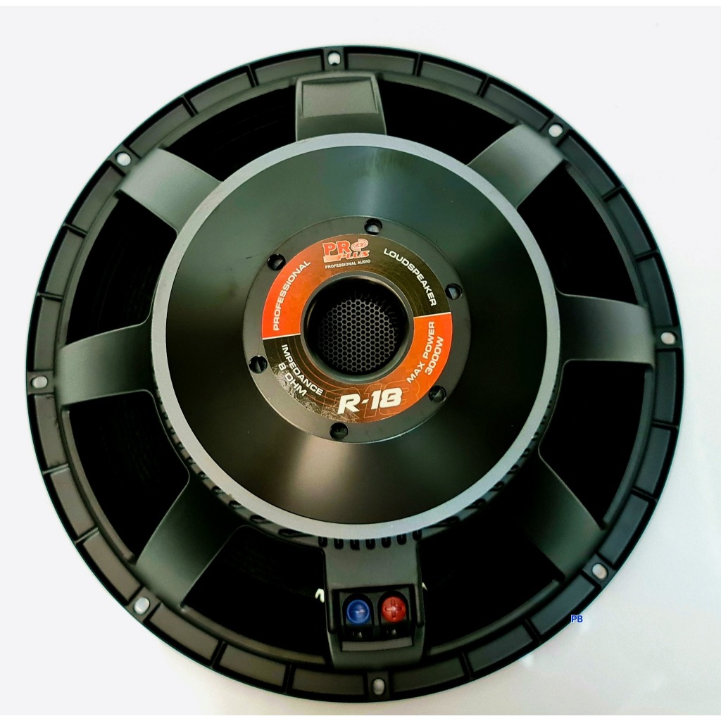 ดอกลำโพง18นิ้ว PROPLUS รุ่น R18 โครงหล่อ วอยส์4นิ้ว 3000วัตต์