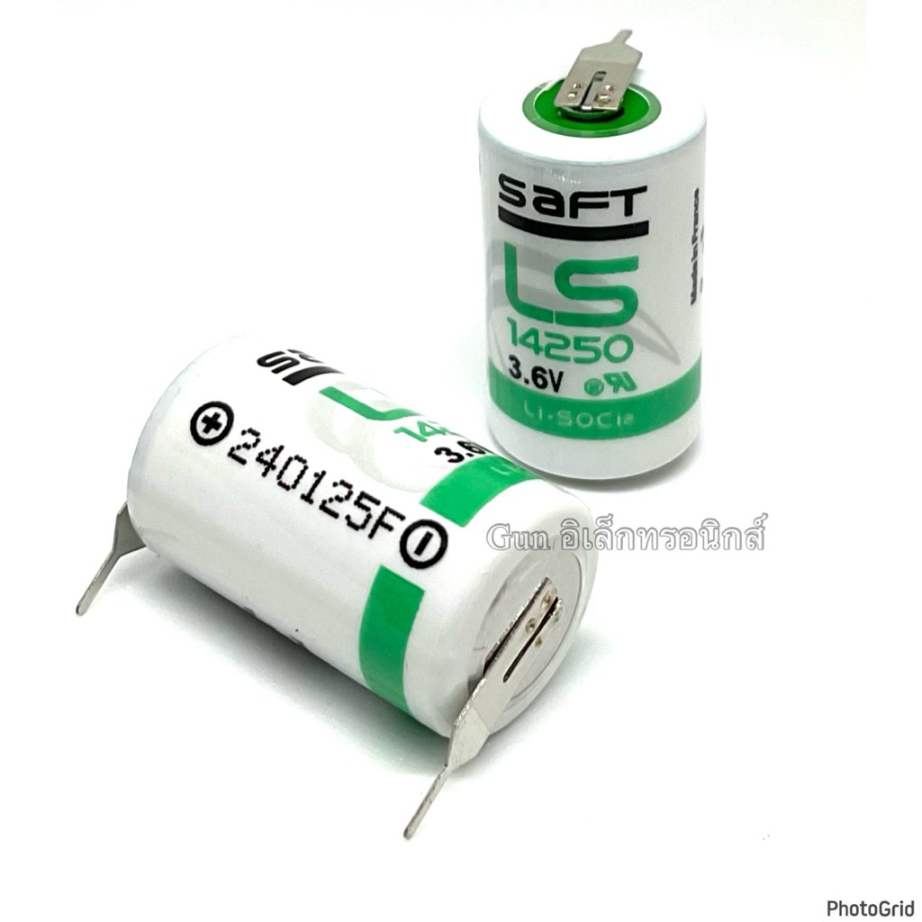 LS14250 LS 14250 3.6V ขาลงปริ้น Size 1/2AA Lithium Battery แบตเตอรี่ ลิเธียม