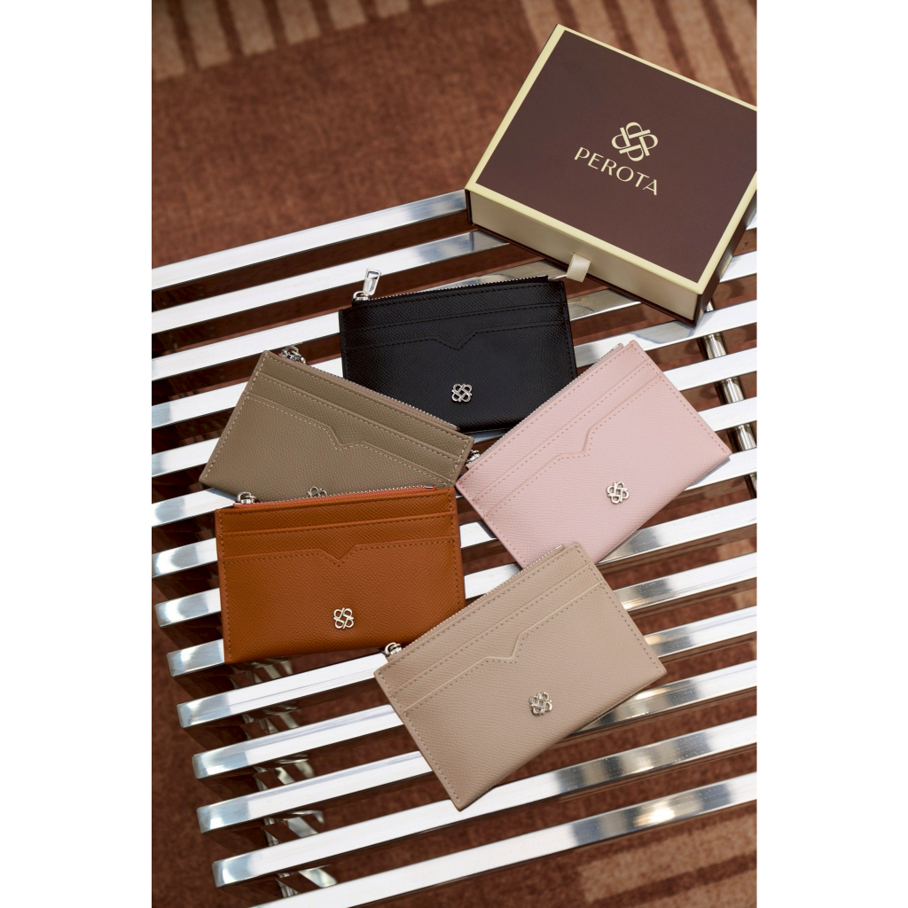 PEROTA “Lilly Card Holder"มาพร้อมกล่อง