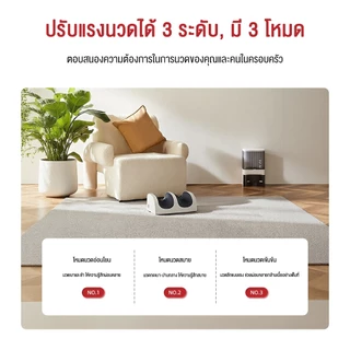 MIYAMOKI กดจุด เครื่องนวดเท้า ฟังชั่นครบครัน ผ่อนคลายกล้ามเนื้อ Foot Massager ประคบร้อนเพื่อสุขภาพ ควบคุมด้วยรีโมท