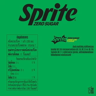 [ส่งในกทม. ปริมณฑล,ลำพูน,เชียงใหม่และชลบุรี] สไปรท์ สูตรไม่มีน้ำตาล 1.5 ลิตร 12 ขวด Sprite No Sugar 1.5L Pack 12