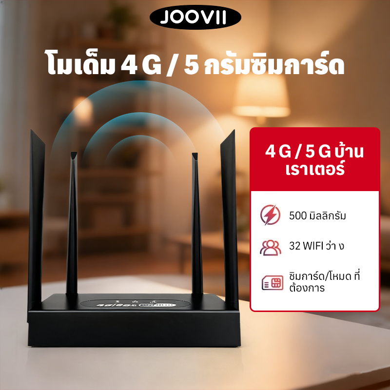 300Mbps เราเตอร์ WIFI เราเตอร์ใส่ซิม 4 เสาอากาศRouter WIFI 5Gสามารถใช้ได้กับเครือข่าย SIM ทั้งหมด 200㎡ความคุ้มครองสุดยอด