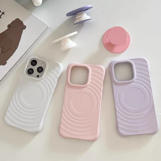 Ripple เคสกันกระแทก ชาร์จได้ ดีไซส์สวยหรู for iphone 11、13、pro、max、14、pro、max、15、pro、max、16、pro、max、17、pro、max、17air