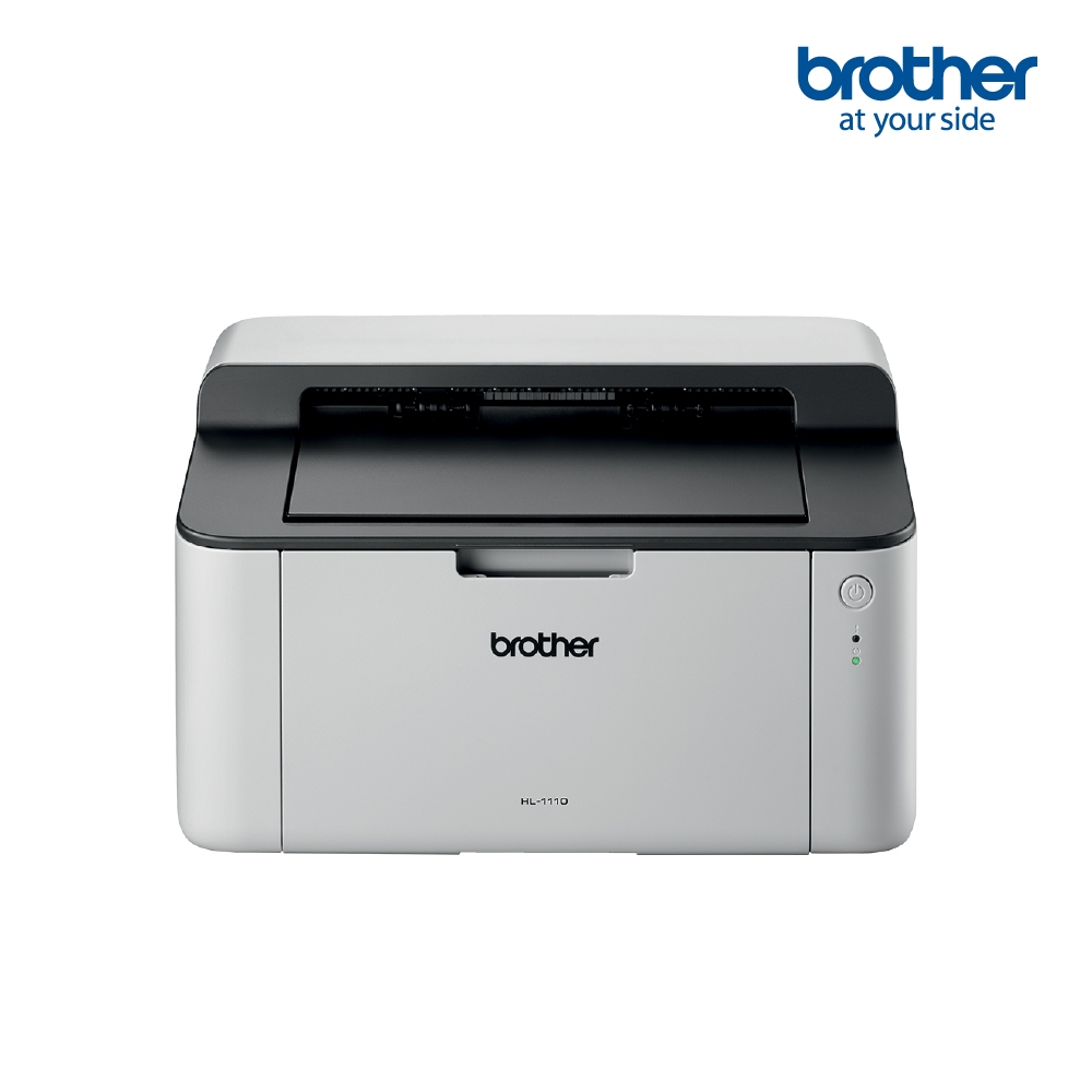 เครื่องพิมพ์เลเซอร์ขาวดำ Brother รุ่น HL-1110 สีขาว ประกันศูนย์ Brother พร้อมหมึกใช้งานของแท้
