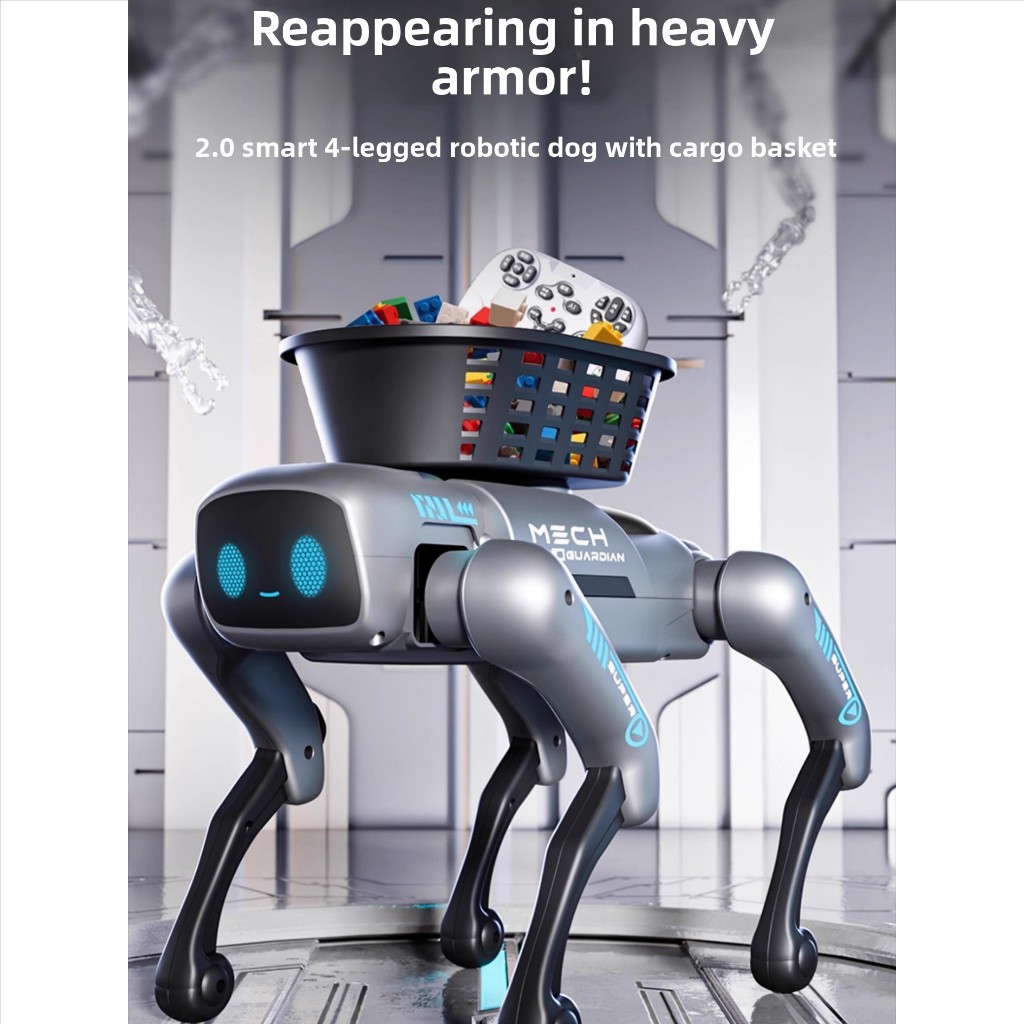 AI Smart Robot Dog, a Children's Toy for Boys and Girls. It is electric, remote-controlled, can walk