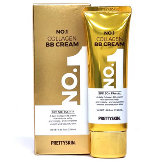 แท้💯☀️No.1 PRETTYSKIN Collagen BB Cream🇰🇷ผสมครีมกันแดดSPF50+…