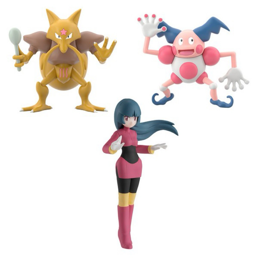 [พร้อมส่งในไทย]🇹🇭 Pokemon Scale World Kanto Region Sabrina & Kadabra & Mr. Mime