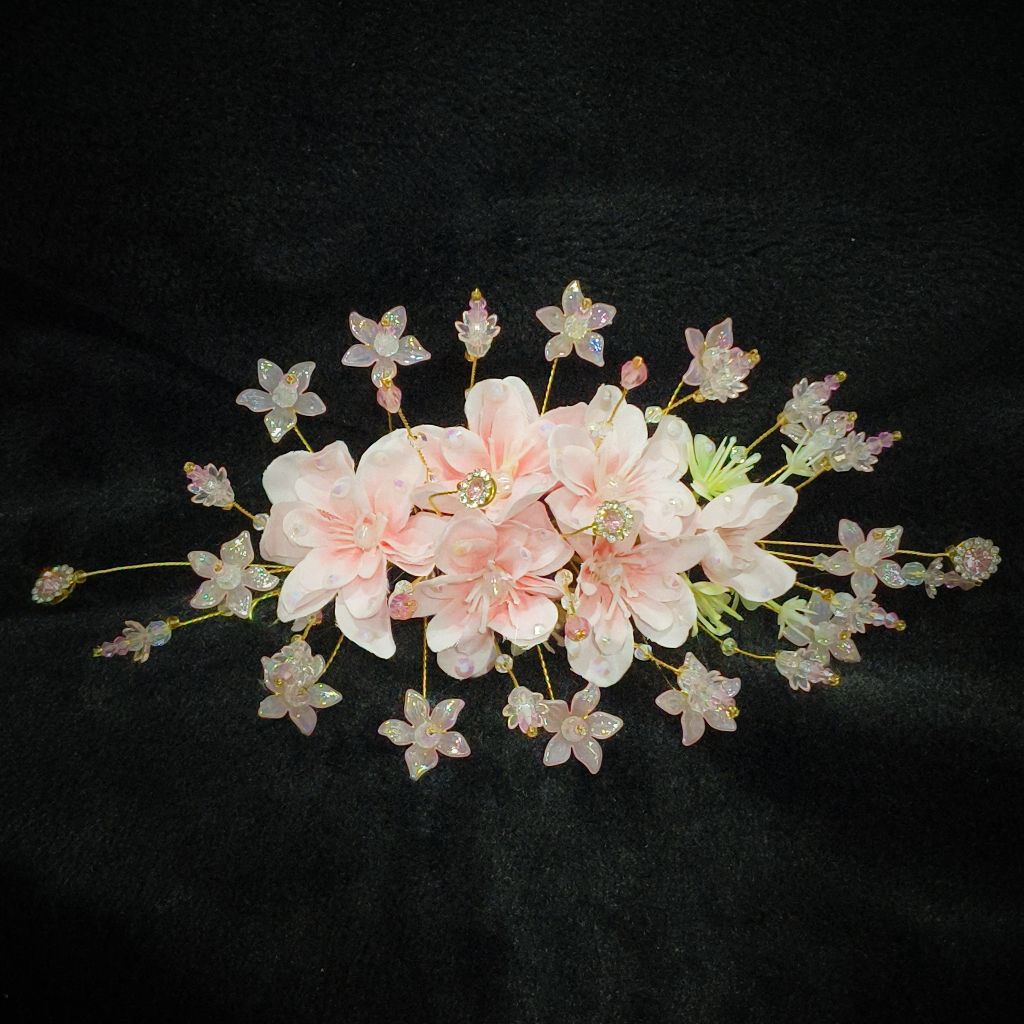 ดอกไม้ประดับผม/เครื่องประดับผมชุดไทย/ประดับผมเด็กโตและผู้ใหญ่