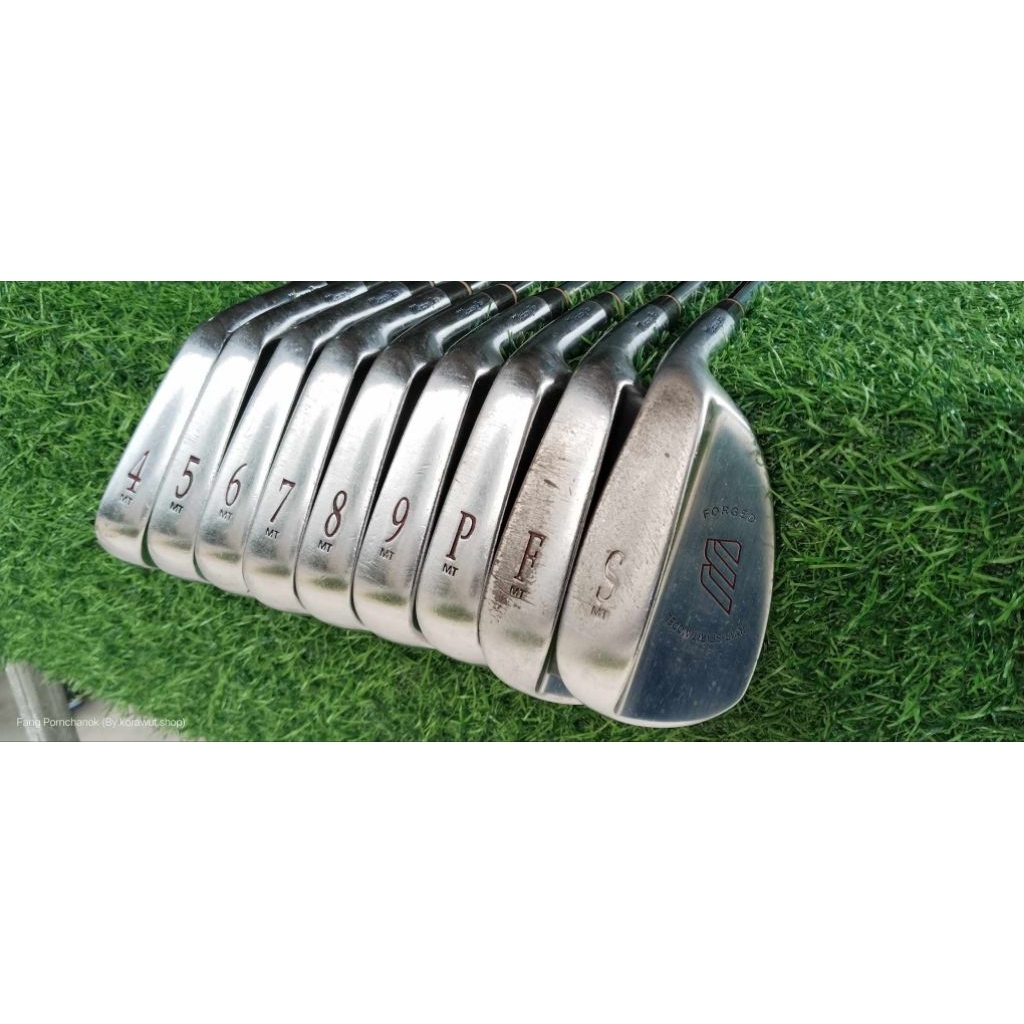 ไม้กอล์ฟมือสอง ชุดเหล็ก MIZUNO JP -มีเหล็ก 4-5-6-7-8-9-P-A-S  9ชิ้น.-ก้านเหล็ก RIFLE 6.0-ก้านดี กริ๊