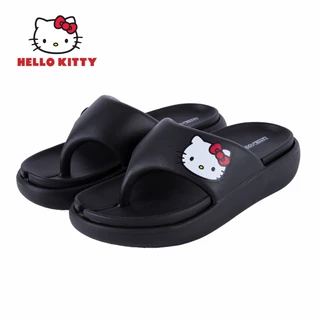 Hello Kitty รองเท้าลำลองผู้หญิง รองเท้าแตะคิตตี้ รองเท้าแตะคีบ พื้นหนา กันลื่น ยางEVA รุ่นKTP-042