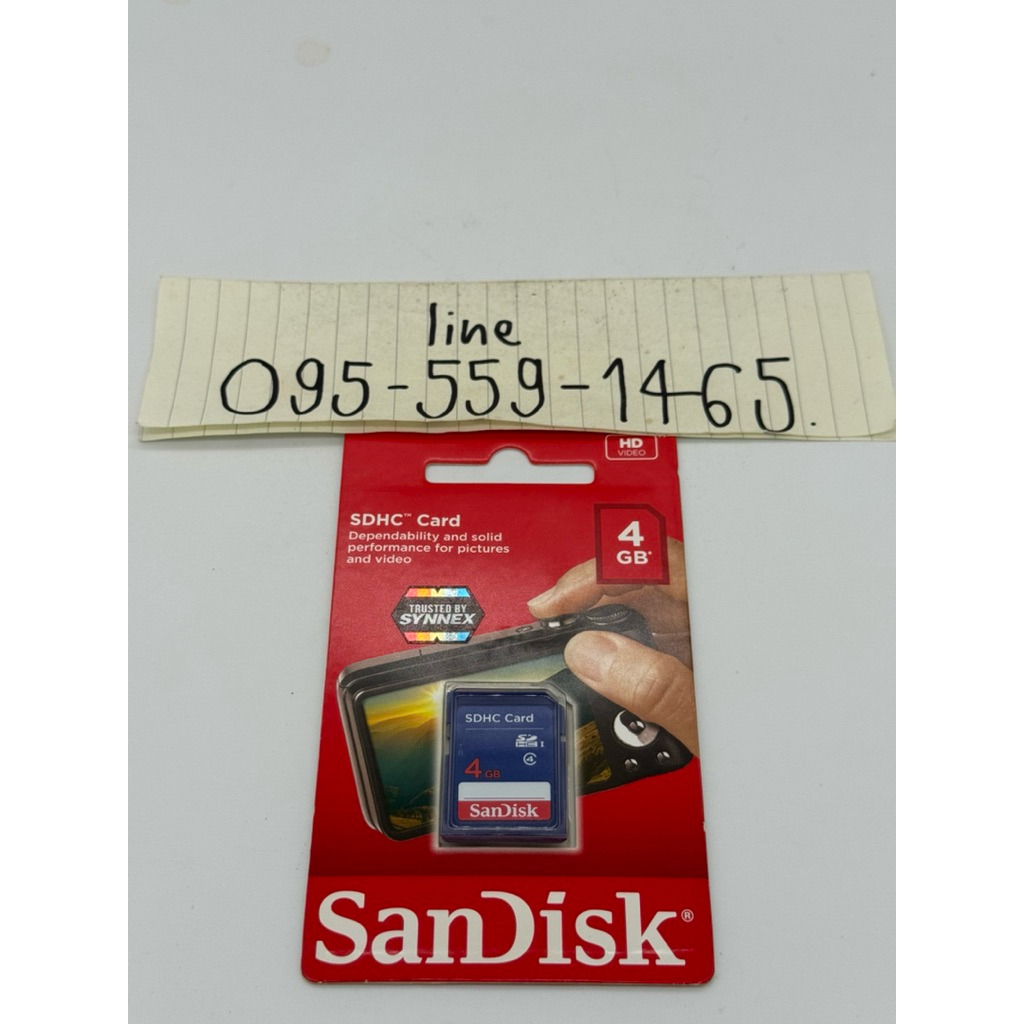เมมโมรี่การ์ด Sandisk 4gb ของแท้