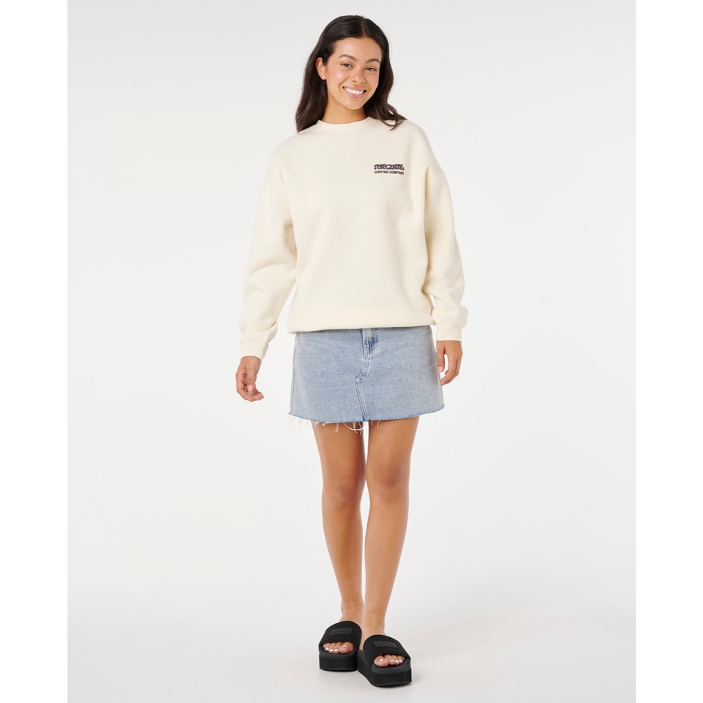 RIPCURL  เสื้อกันหนาวผู้หญิง 0AMWFL SURF PUFF INSPIRED CREW 2025-S2 ราคา ถูกที่สุด ดีลบีเคเค แกลเลอรีภาพที่ 5