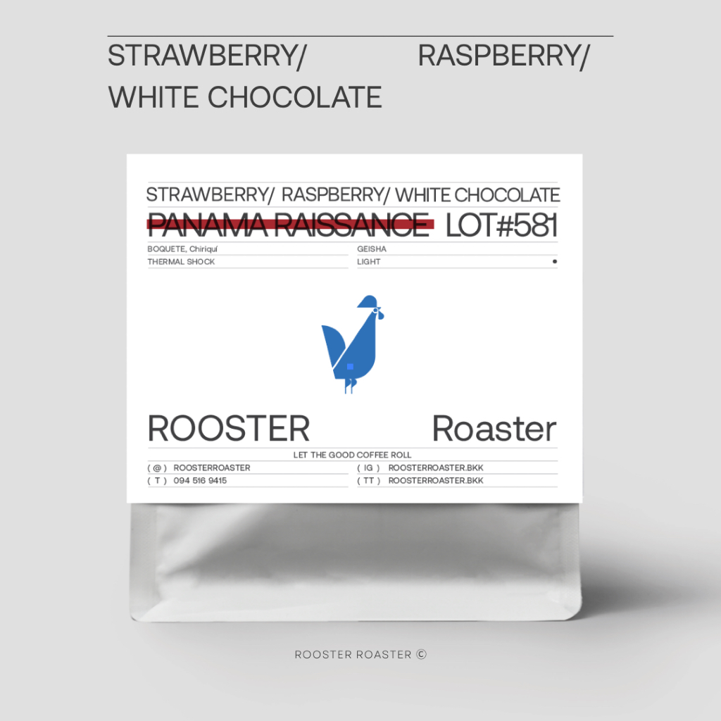 เมล็ดกาแฟคั่วอ่อน Panama Geisha Raissance Series