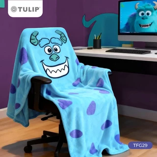 Tulip Fleece ผ้าห่มฟลีซ Monster Inc มอนสเตอร์ อิงค์ TFG29 ลิขสิทธิ์แท้ ดิสนีย์ พกพาสะดวก