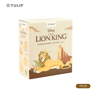 Tulip Fleece ผ้าห่มขนแกะเทียม TFG31 Lion King เดอะไลอ้อนคิง ลิขสิทธิ์แท้ ดิสนีย์ ผ้าห่มฟลีซ สัมผัสนุ่มพกพาสะดวก