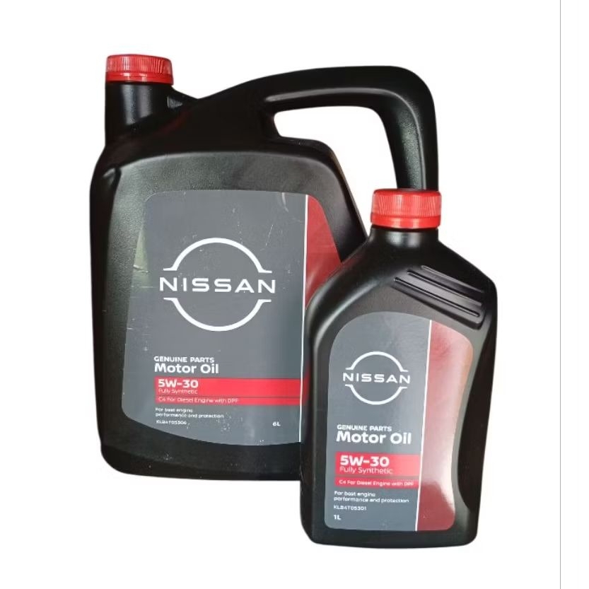 น้ำมันเครื่องนิสสันดีเซล 5w-30 สังเคราะห์แท้=7ลิตร ใช้ได้กับรถยนต์ที่มี PDF