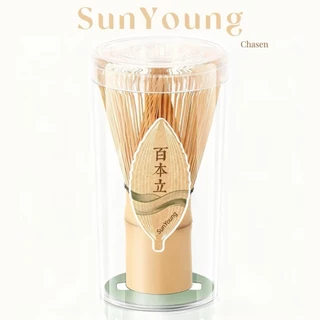 SunYoung Matcha Whisk Chasen☘️ชาเซ็นไม้ไผ่แท้ 100% อุปกรณ์ตีมัทฉะสไตล์ญี่ปุ่น เหมาะสำหรับชาวรักชาเขียว