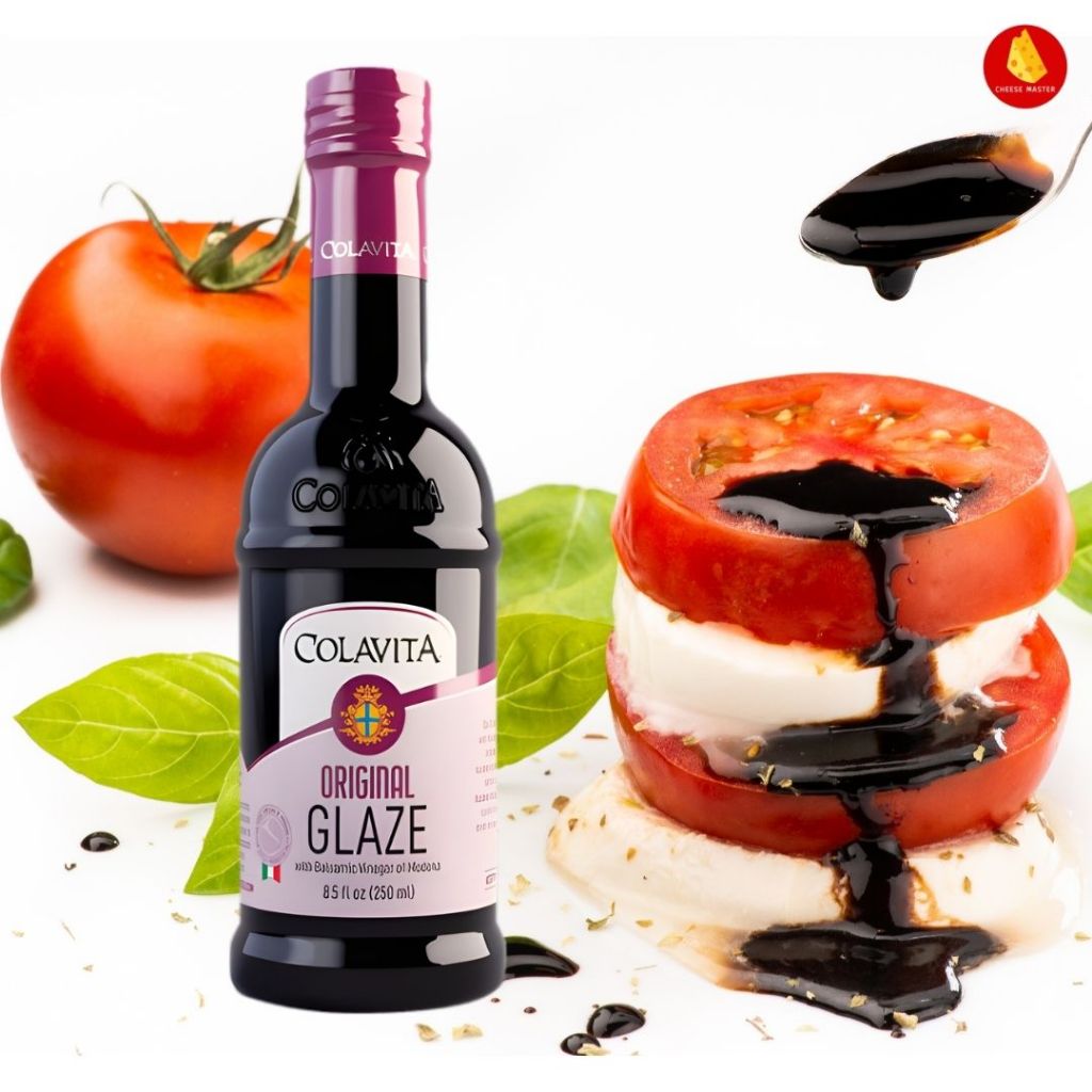 Colavita Original Balsamic Glaze Vinegar 250ml บัลซามิคเกรซ  วีนีการ์ ออฟ โมดินา น้ำส้มสายชูหมักจากองุ่น 250ml