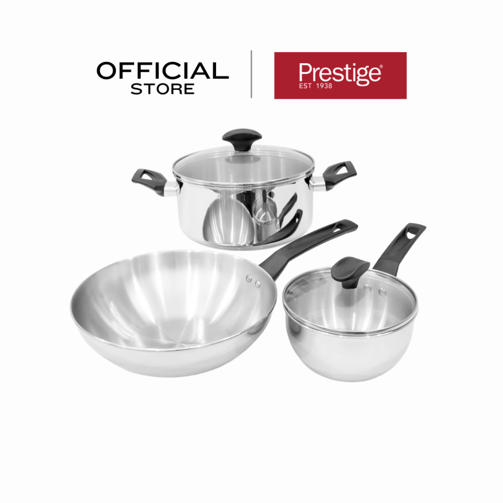 PRESTIGE Made To Last ชุดเครื่องครัวสแตนเลส 5 ชิ้น (71210-T)