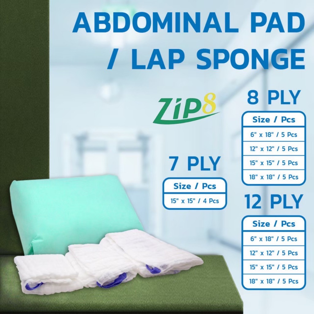 Gauze Lap Sponge 5Pcs/Pack (EO Sterile)