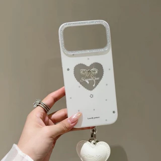 เคสสวยหรู ลายโบว์ติดเพชร for iphone 17、17pro、17promax、16、16pro、16promax、15、15promax、14、14promx、13、13promax เคสไอโฟน 17