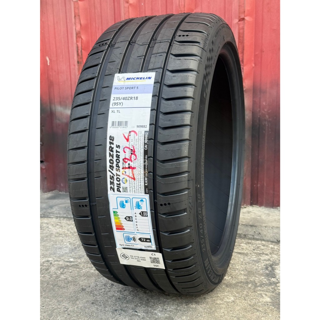 235/40R18 มิชลิน Michelin รุ่น Pilot Sport 5 ขนาด 235/40R18 ยางปี 2026 ต่อเส้น