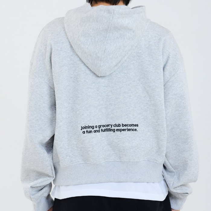 SO.ON : Grocery Club Sweater เสื้อสเวตเตอร์ รุ่น Fill Basket Hoodie — صورة 6