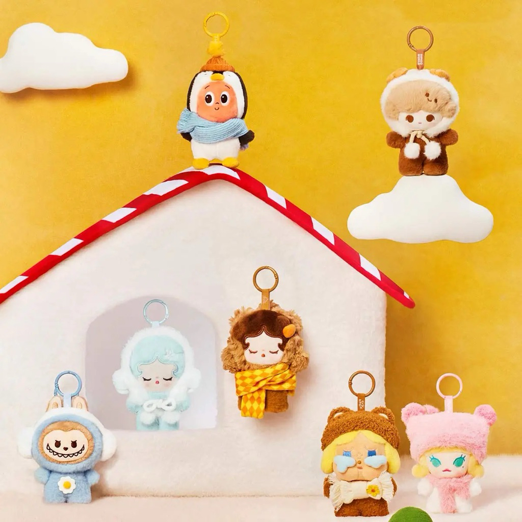 🌟 พร้อมส่ง 🌟 POP BEAN Fluffy & Cozy Series-Plush Pendant