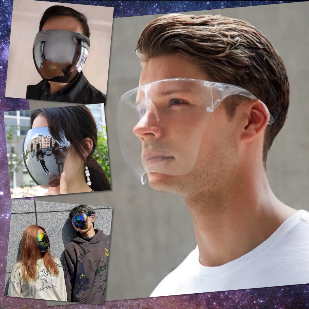 แว่นกันแดด เต็มหน้า แว่นกรองแสง แว่นตา กันลม กันฝุ่น UV กรองแสง ป้องกันรังสี แฟชั่น ออกกำลังกาย กีฬา ปั่นจักรยาน