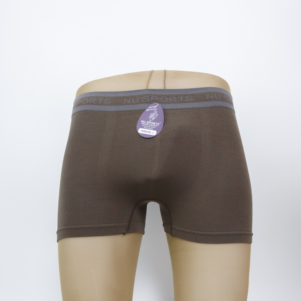 กางเกงในชาย Nu Sports ทรงทรังค์ ไร้ตะเข็บ ยืดหยุ่นสูง ไม่รั้งเป้า เฒ่าแก่ที่ร้านก็ใส่นะ