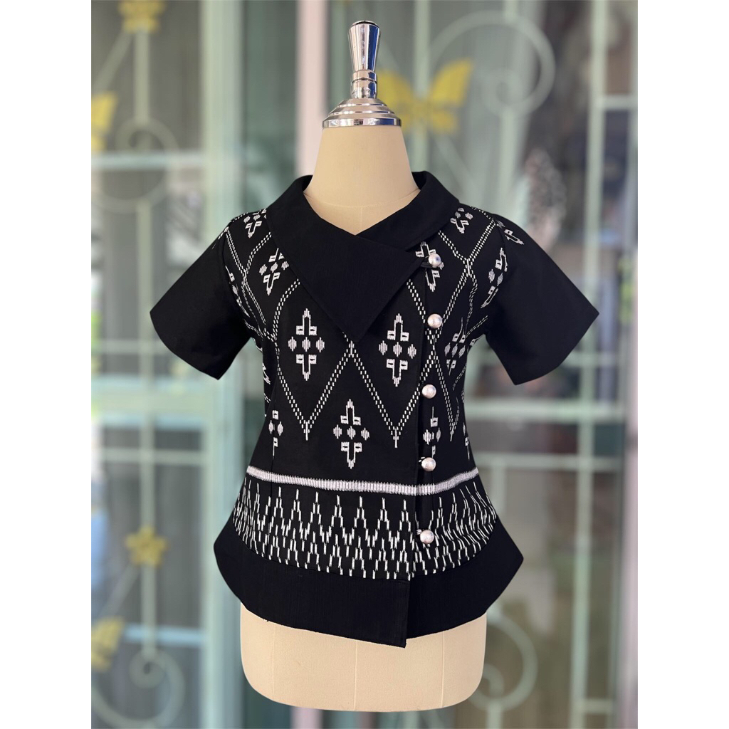 เสื้อคอยูปกใหญ่ (รวมลายไทย)ผ้าฝ้าย