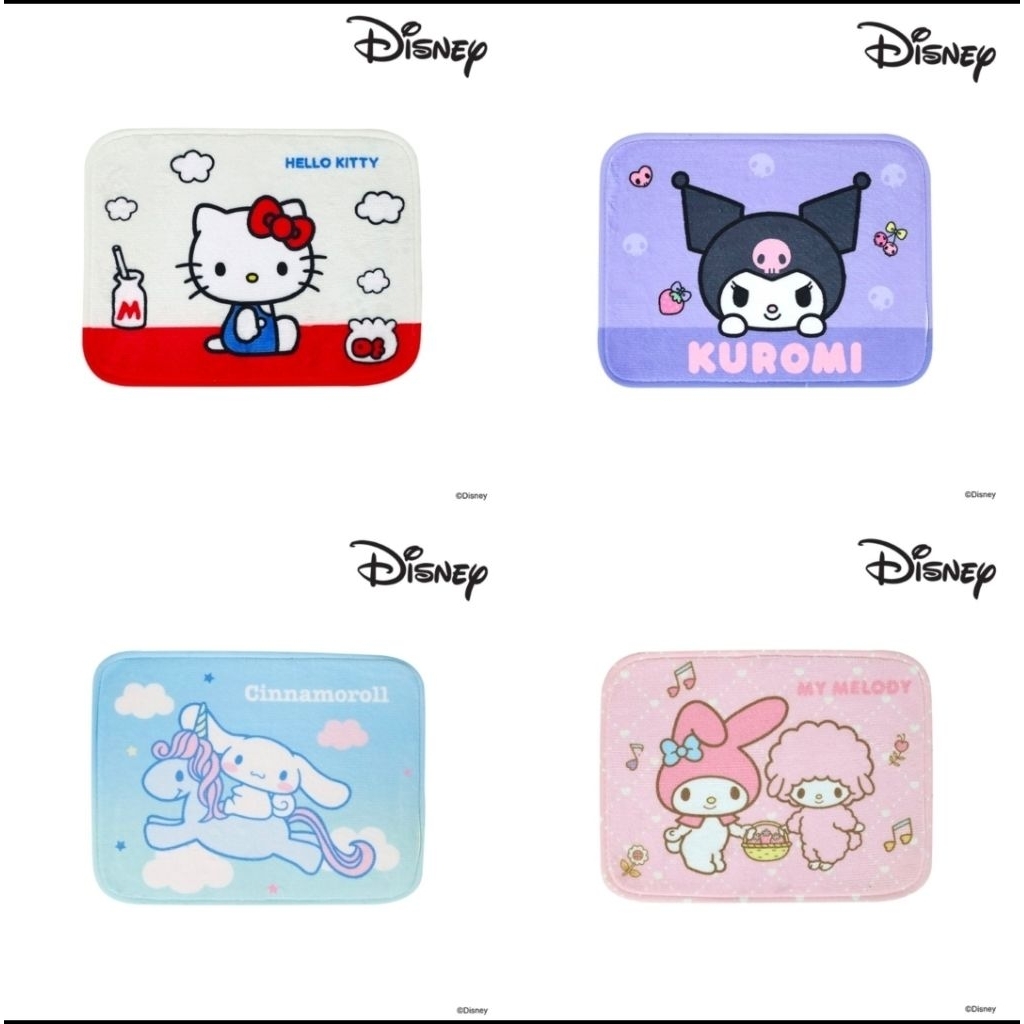 งานLotus โมเมนโน พรมสี่เหลี่ยมซานริโอ Sanrio ขนาด 30×40 cm. ลิขสิทธิ์แท้