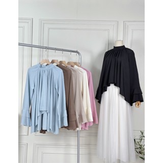 🚨 8843 งานป้าย On Fleek เสื้อแขนยาว เสื้อหน้าสั้นหลังยาว ผ้า…