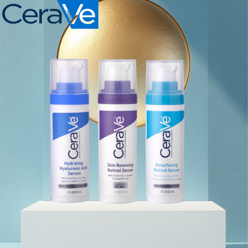 Cerave Skin Renewing Retinol/Resurfacing/Hydrating Hyaluronic Acid Serum 30ml