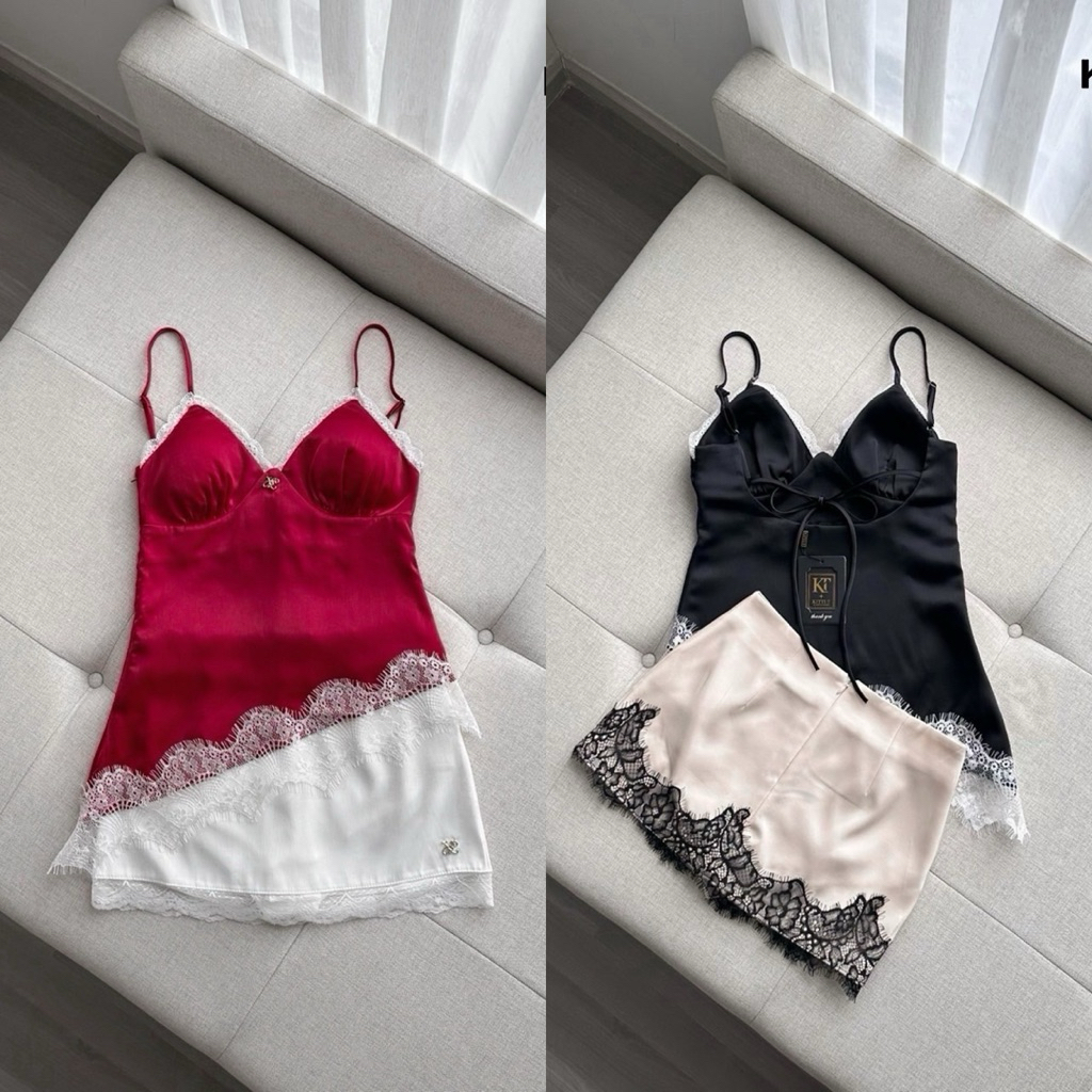 ❌พรีออเดอร์❌ชุดน่ารักสวยหวาน ชุดเข้าเซท Kitti  KT 1002