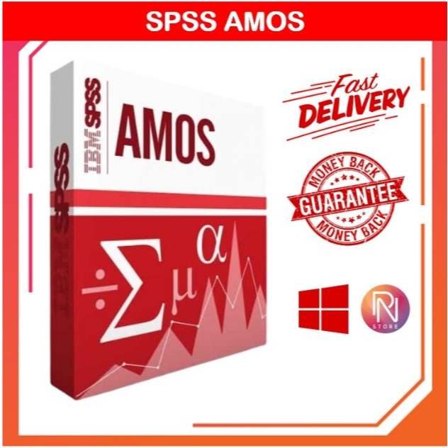 SPSS Amos 24 โปรแกรมสร้างโมเดลสมมติฐาน สำหรับ Windows