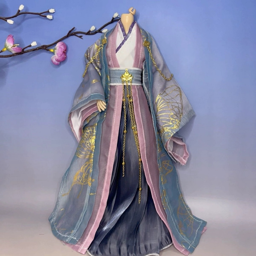 🏮รอ30วัน🏮ชุดตุ๊กตา ชุดจีนชาย 1:6 สั่งตัดตามขนาดตุ๊กตา bjd1:6 ob22 ob24 ob27