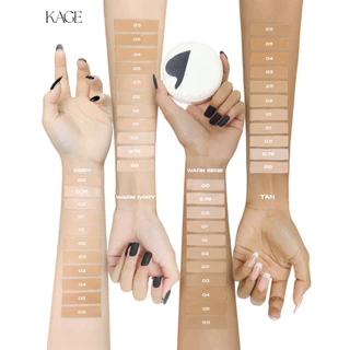 คุชชั่นเสกผิว KAGE VELVET CLOUD CUSHION | ตลับจริงพร้อมสปาตูล่า SPF50 PA+++ บางเบา ปกปิด ติดทน กันน้ำ กันเหงื่อ