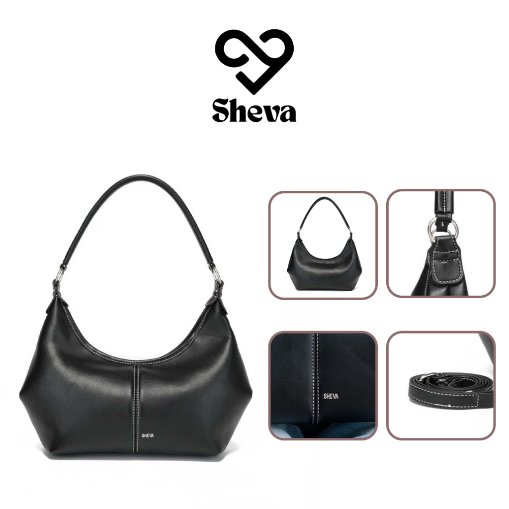 กระเป๋าสะพายข้างสตรี Sheva รุ่น Croissant ใช้ได้หลายโอกาส จุของได้เยอะ - รูปที่ 4