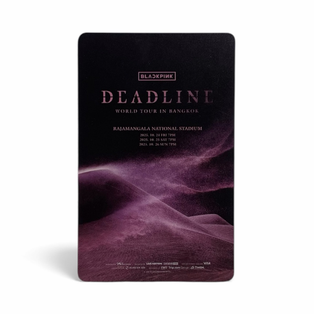 บัตรคอนเสิร์ต[BLACKPINK DEADLINE]