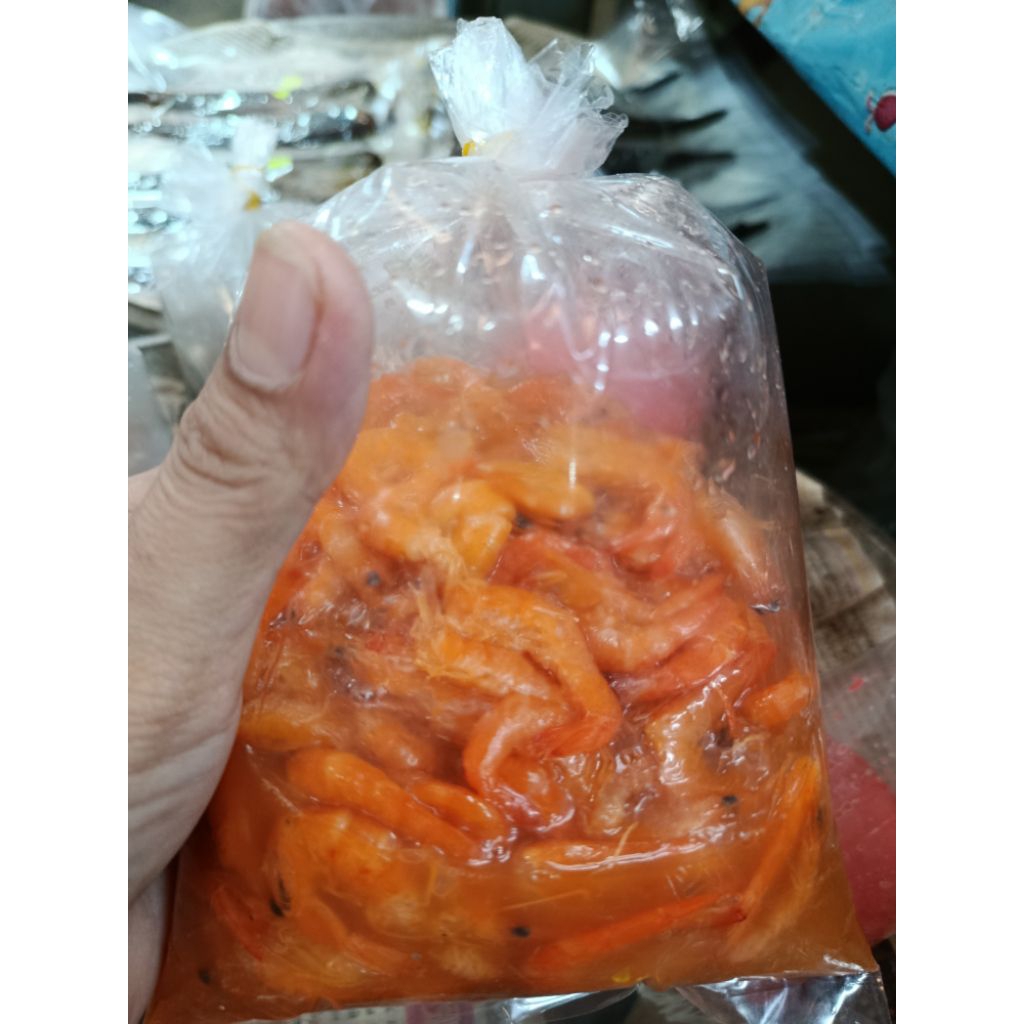 กุ้งส้มของดีพัทลุง#500กรัม#1กิโลทำเมนูไห้อร่อยด้วยกุ้งส้ม