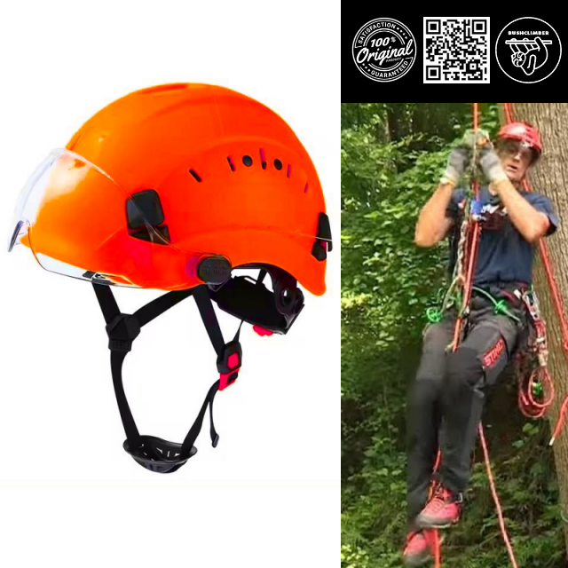 หมวกนิรภัยปีนตัดต้นไม้แบบมีหน้ากาก Arborist Helmet Set with Vizor
